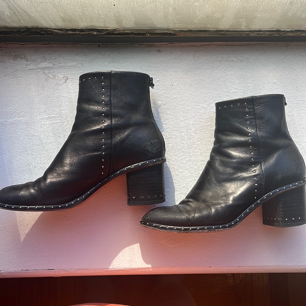 Rag & Bone, studded booties, 36